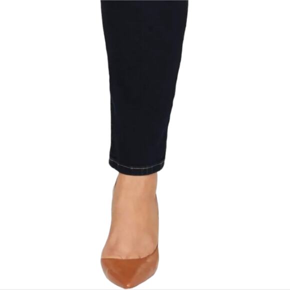 MICHAEL KORS Plus Size Selma High-Rise Stretch Skinny Jeans Dark Wash Blue Sz 18 - Picture 9 of 12